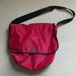 Red Kate Spade messenger bag